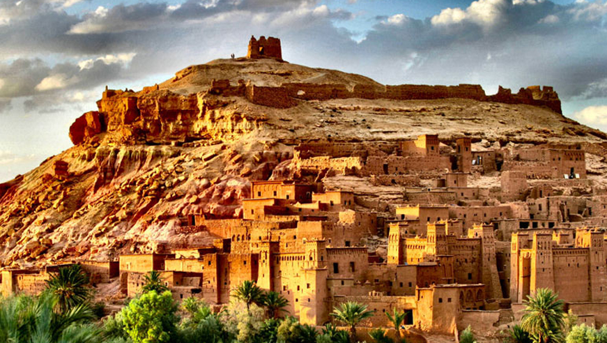 Ait Ben Haddou presents a UNESCO World Heritage magnificent fortified kasbahs