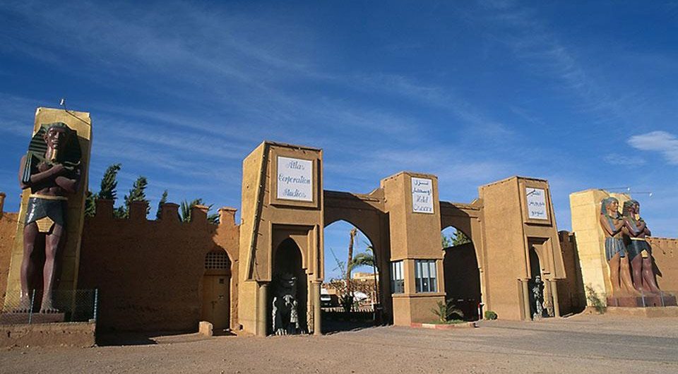 the region of Ouarzazate is one of the a largest international cinematographic area